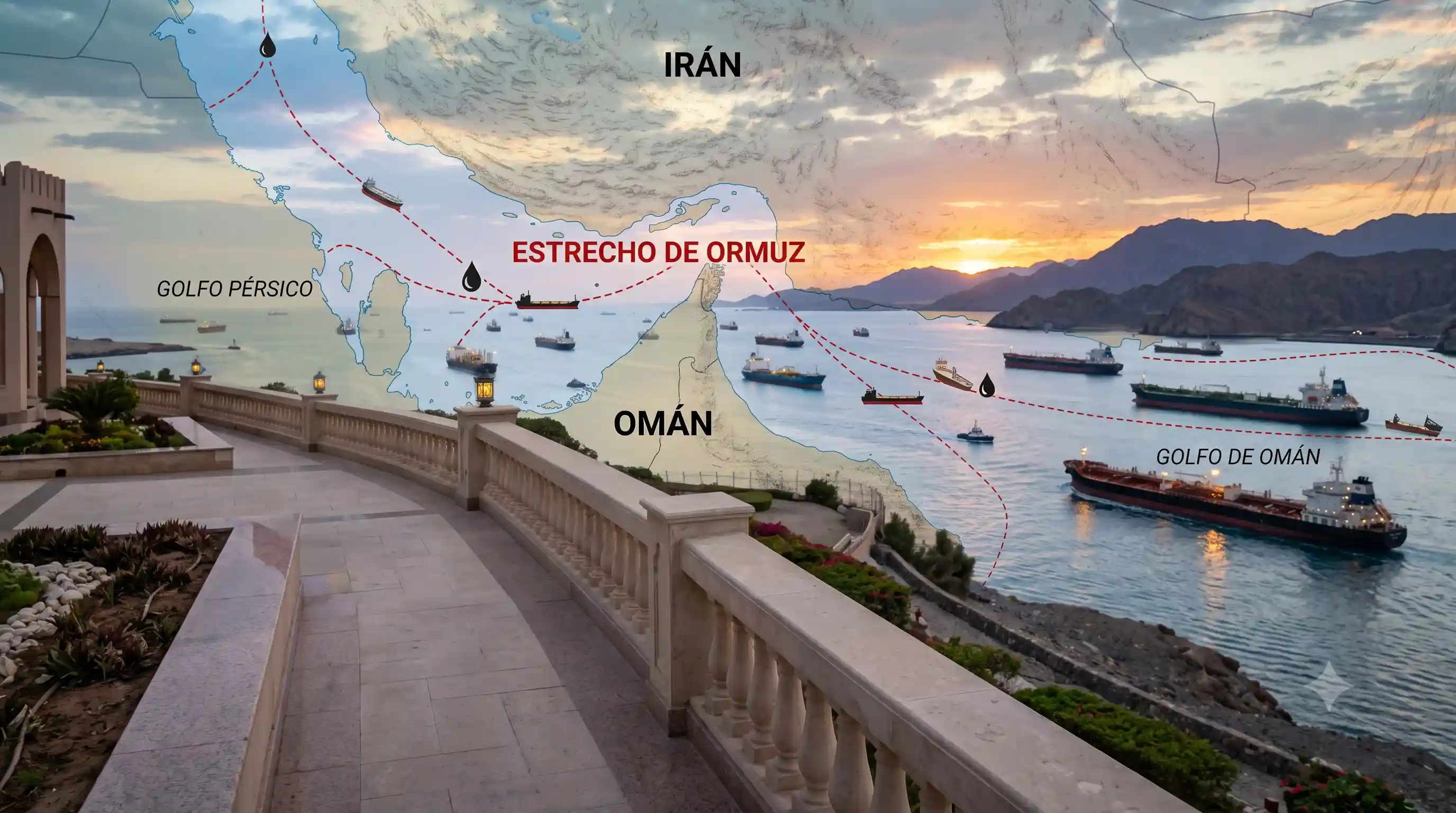 Crece la esperanza de reabrir el estrecho de Ormuz mientras avanzan conversaciones entre Irán y Omán