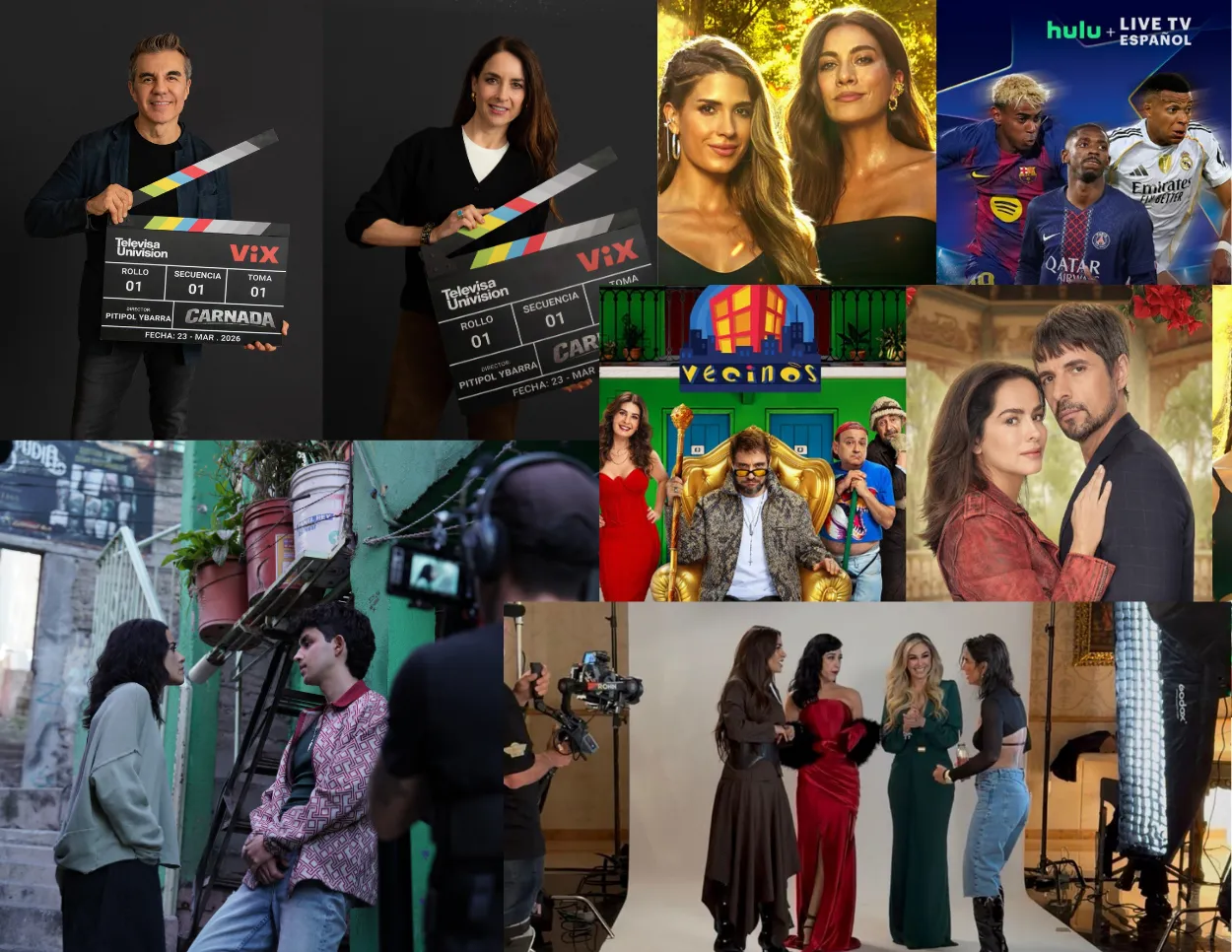 Lo nuevo en Hulu + Live TV Español, ViX anuncia sus cuatro nuevas producciones originales y "Scary movie” estrena poster