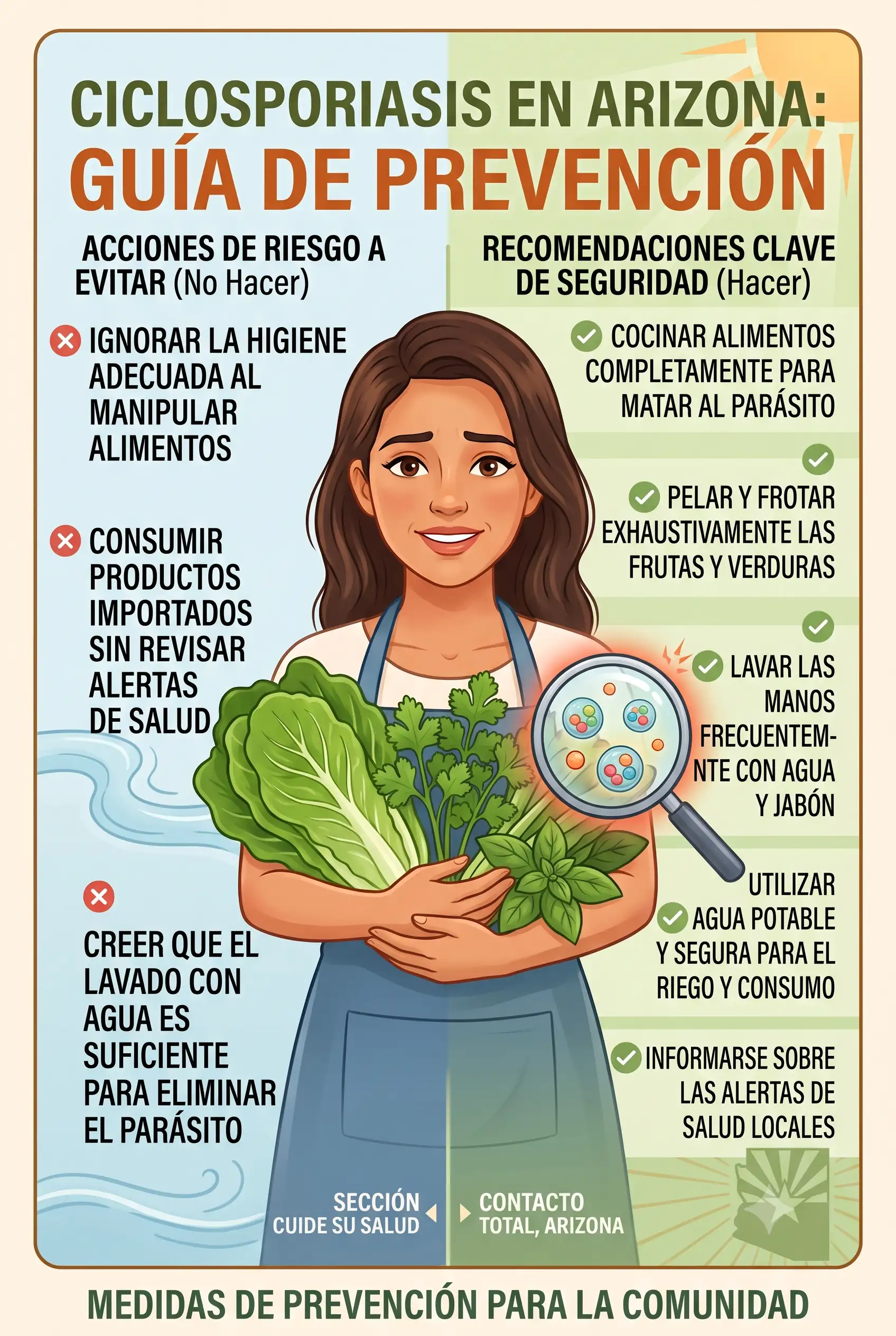 Mitos y realidades de la ciclosporiasis: Lo que debemos saber