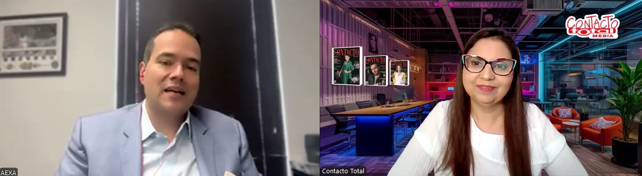 Dr Fernando De la Peña desde Houston durante la entrevista con Contacto Total