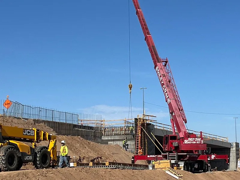 Area donde se cerrará la rampa