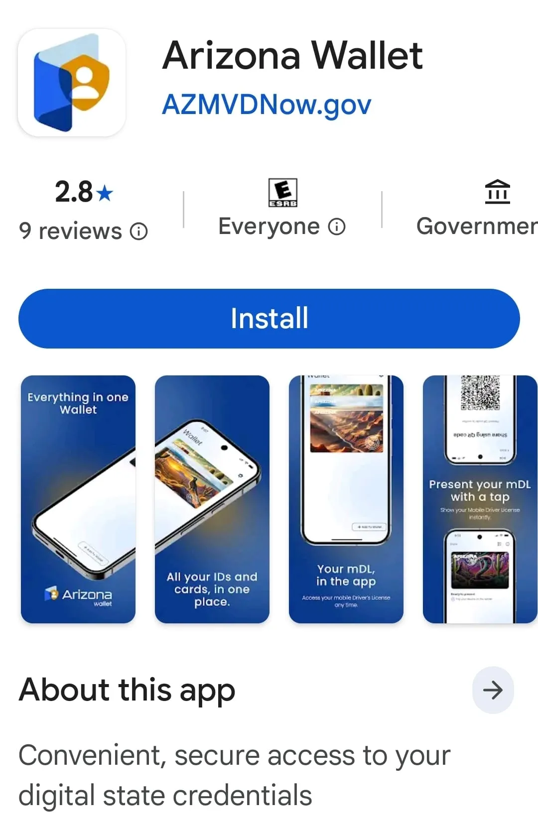 Arizona Wallet o Cartera Digital de Arizona es la nueva opción para tus documentos digitales