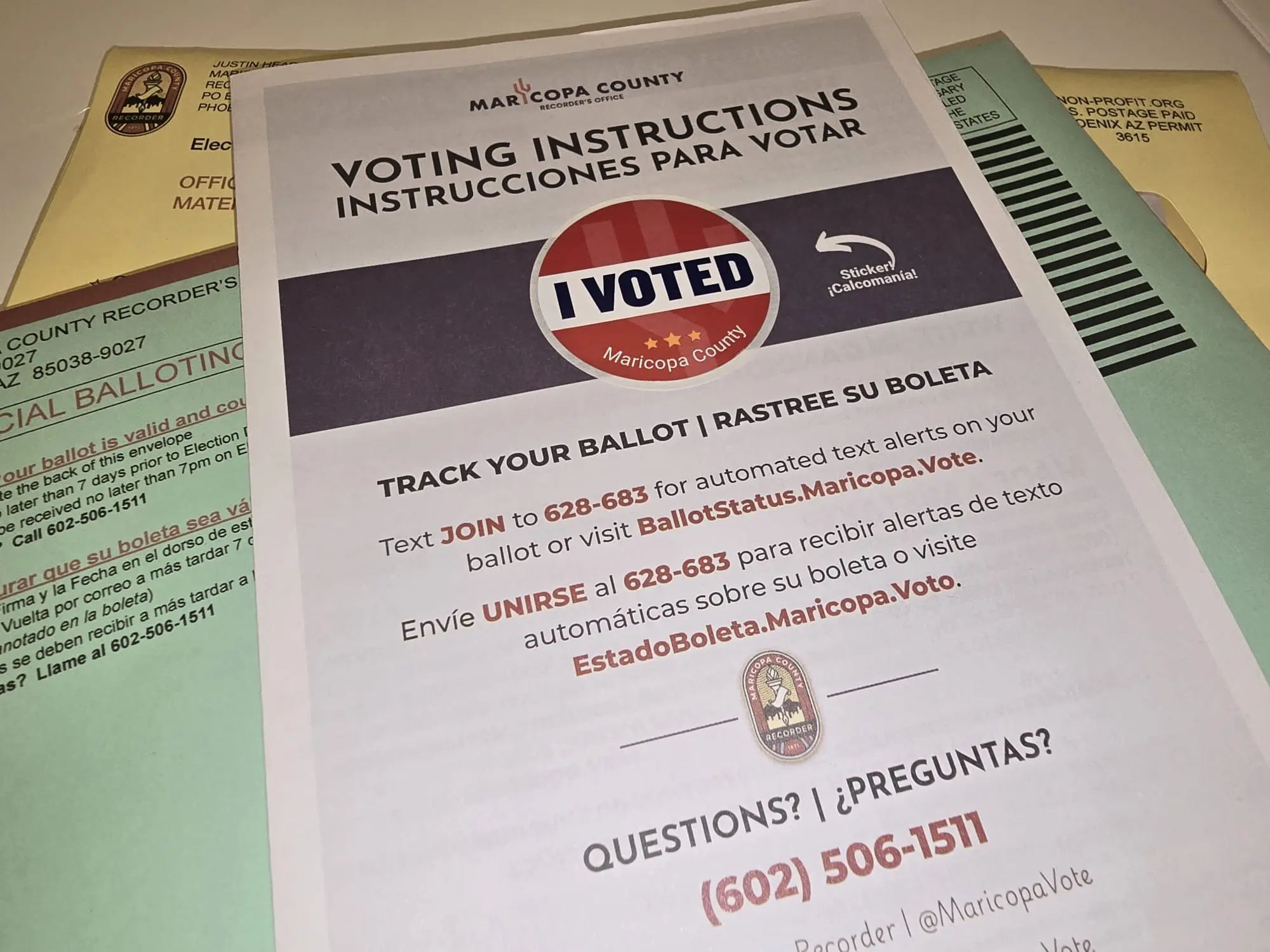 ¿Vas a votar en Arizona? Guía para saber dónde, cómo y cuándo hacerlo